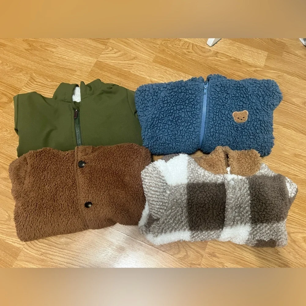 Bundle of 4 SHEIN Kids Hooded Coat (Size 2Y-3Y)